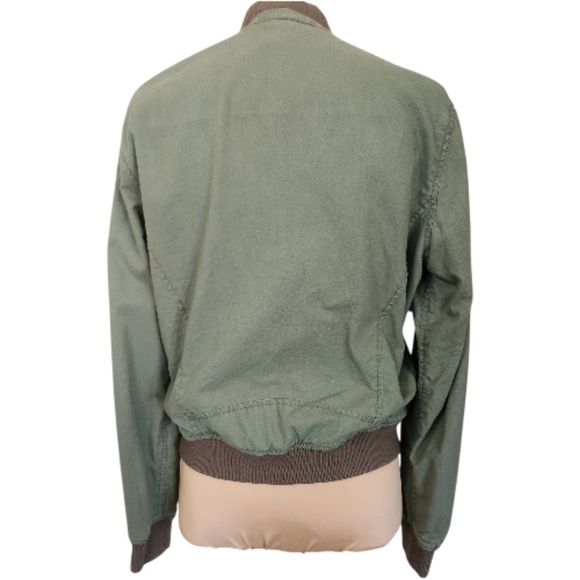 BETHANY MOTA x AEROPOSTALE Green Utility Bomber Jacket - Size L - Picture 10 of 16